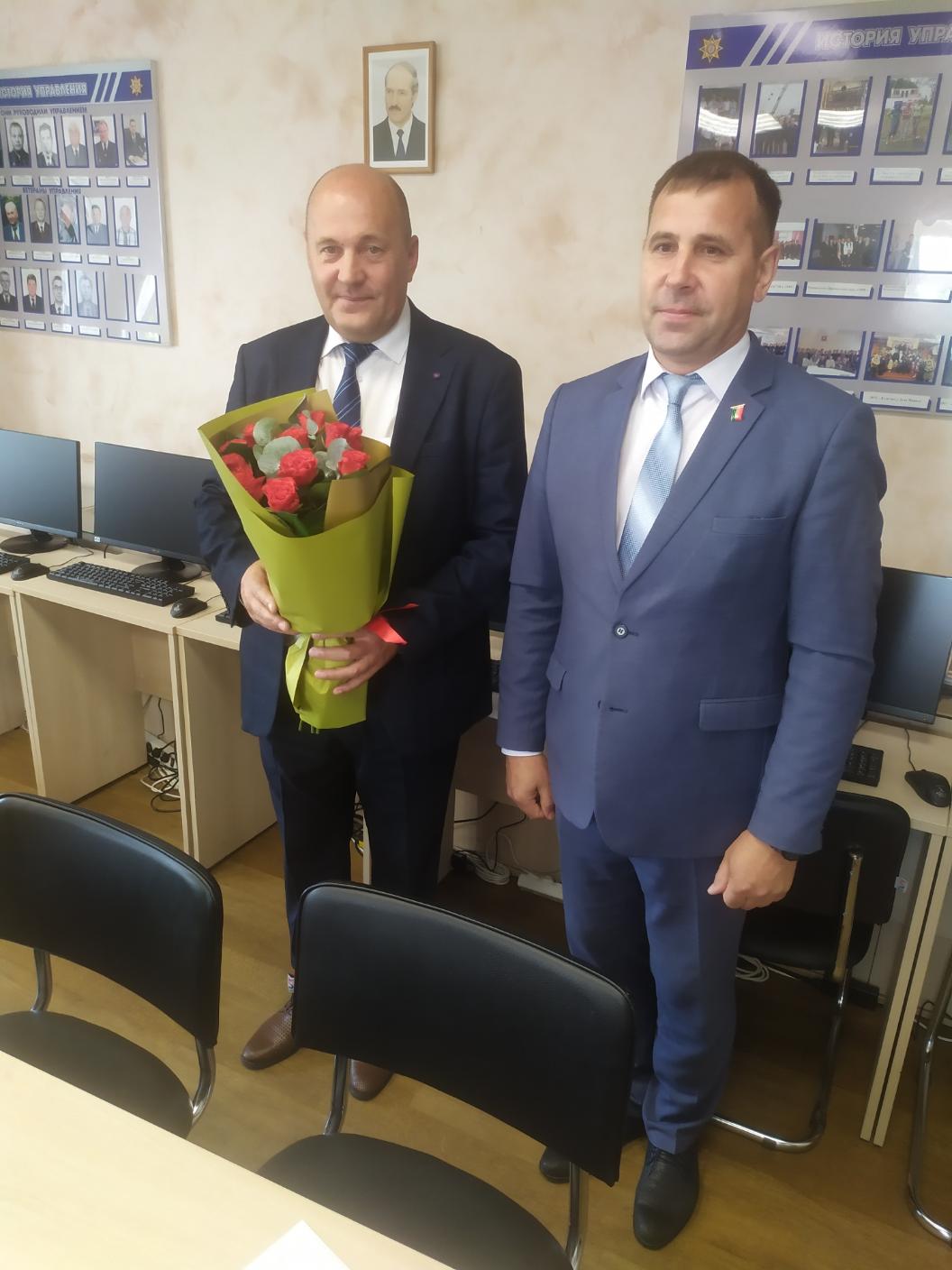 55-летний юбилей отмечает начальник Брестского областного управления Госпромнадзора!